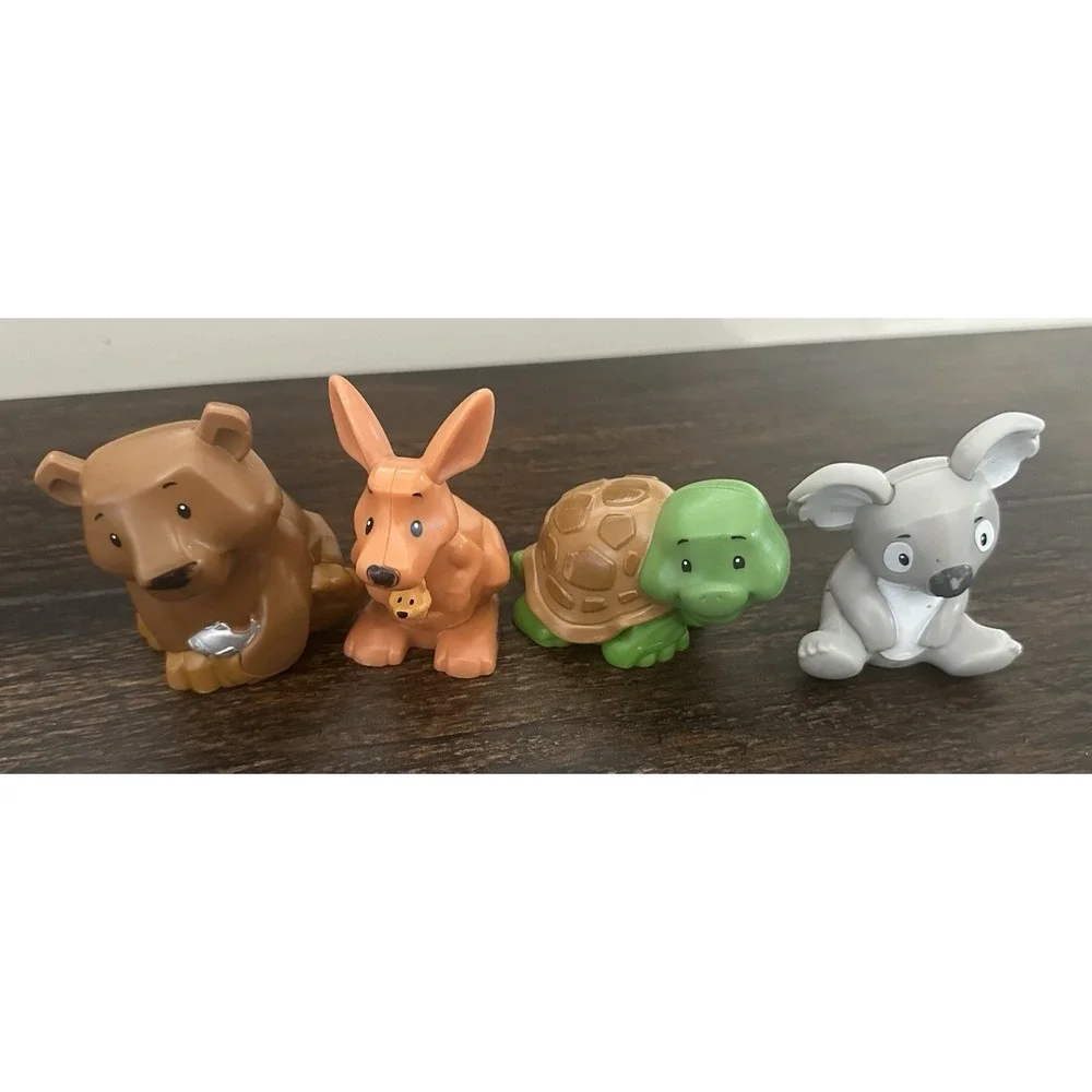 Fisher Price Little People Safari Friends Replacement Animals Lot 7 Figures Toys
